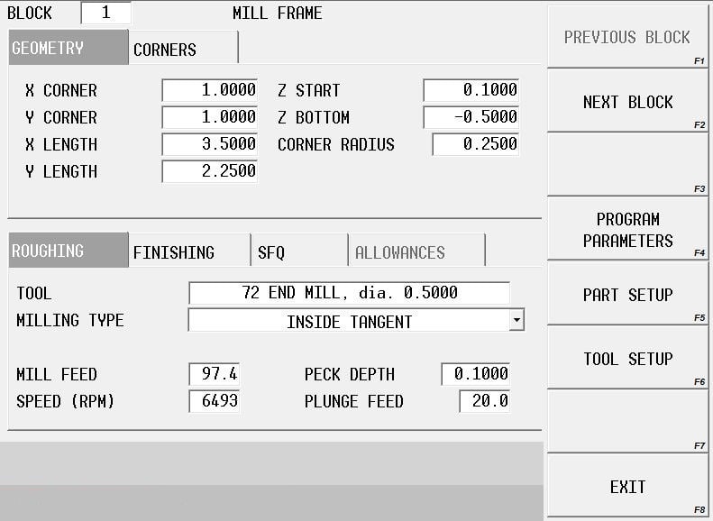 Reduce Programming Time with Enhanced Corner Geometry: CNC Control