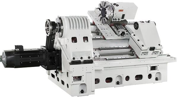 slant bed lathe with out metal shell
