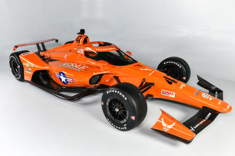 47 US Air Force Chevrolet IndyCar with Hurco logo