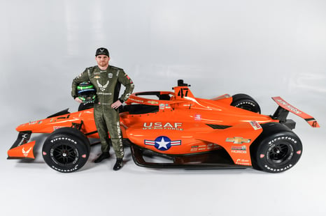 Conor Daly 47 US Air Force IndyCar with Hurco logo