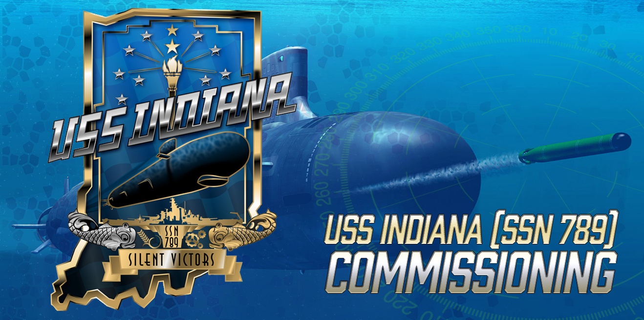 USS Indiana Submarine commissioning 