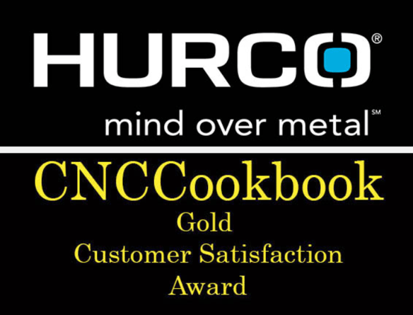 cnc cookbook gold customer satisfaction award