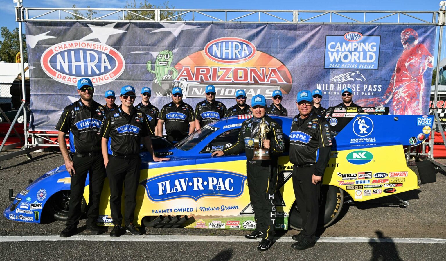 ROBERT HIGHT AND FLAV-R-PAC TAKE POINTS LEAD WITH FIRST WIN TOGETHER AT NHRA ARIZONA NATIONALS