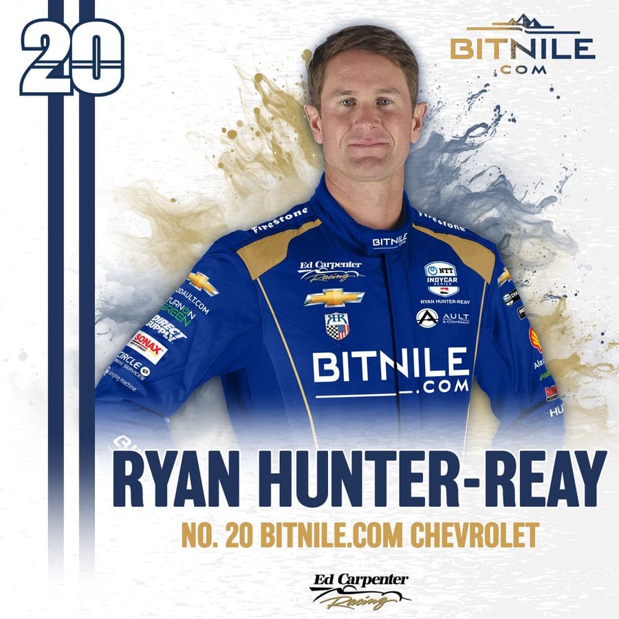 ED CARPENTER RACING Signs Ryan Hunter-Reay to drive the #20 BITNILE.com Car C